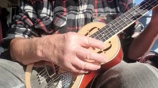 Buyer Sound Demo for Aiersi Brand Wood Tenor Resonator Ukulele [upl. by Erdnad]