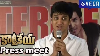 Karthikeya Movie Press Meet  Nikhil Siddhartha Swati Reddy  Latest Telugu Movie 2014 [upl. by Earezed]