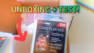 UNBOXING  TEST KOSZULEK NA KARTY Ultra PRO [upl. by Memberg125]