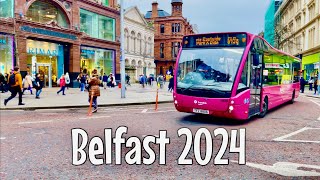 Belfast The Capital of Northern Ireland November 2024 4k Walking tour of Belfast city centre [upl. by Lytsyrk845]