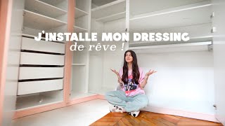 JINSTALLE MON DRESSING  pour pas cher [upl. by Eidnew378]