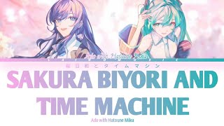 『Sakura Biyori and Time Machine』by Ado with Hatsune Miku Lyrics [upl. by Ellehcan]