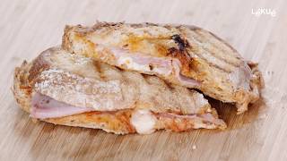 Sandwich ”pizza”  Microwave Grill  Recipes with Lékué [upl. by Ianteen]