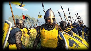 We Form Up Like A Real Army  Bannerlord 400 Player Battle [upl. by Einnov19]