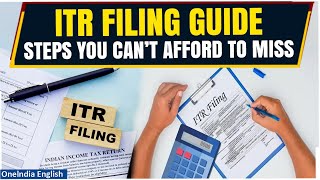 Income Tax Returns For FY 202324 Keep These Steps In Mind While Filing ITR This Year Watch [upl. by Amiel339]