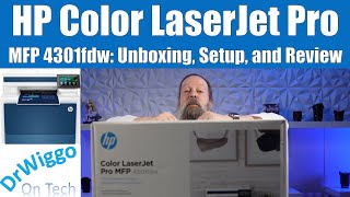 HP Color LaserJet Pro MFP 4301fdw with ADF scanner [upl. by Asuncion164]