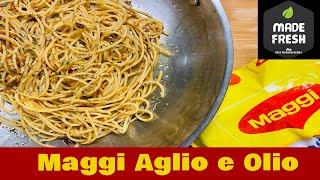 Maggi Aglio e Olio  2 minutes recipe  Chef Rishabh Mehra [upl. by Ilat304]