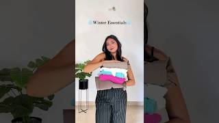 Winter Essentials For Women  Layering Guide ft Winter Collection  Fall Fits  Myntra shorts [upl. by Asyram430]