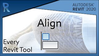 How to Use the Align Tool in Revit  Revit 2020 [upl. by Bonis]