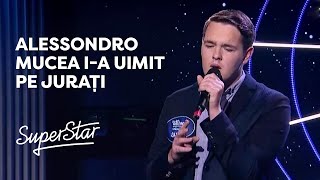 Alessandro Mucea un elev de 17 ani ia uimit pe jurați cu interpretarea sa  SUPERSTAR 2021 [upl. by Pich197]