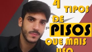 4 Tipos de piso que eu mais uso nos meus projetos [upl. by Ahsinrad]