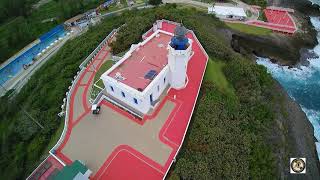 Arecibo Lighthouse amp Historical Park Arecibo Puerto Rico Drone [upl. by Dail]