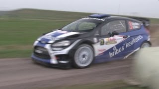 Ford Fiësta WRC hard braking  TankS Rally 2012  Bernhard ten Brinke [upl. by Eissed158]