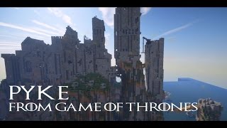 Pyke Game of Thrones Minecraft Timelapse [upl. by Modeste772]