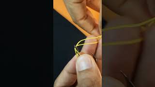 How to tie a fishing hook 290 fishingknot fishinghook fishinghack diy hookknot [upl. by Barbara-Anne]