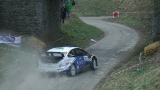 Haspengouw Rally 2013  Freddy Loix on the limit  Ford Focus WRC [upl. by Valle933]