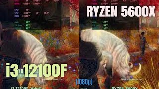 i3 12100f vs Ryzen 5600x in 2024 [upl. by Whitby]