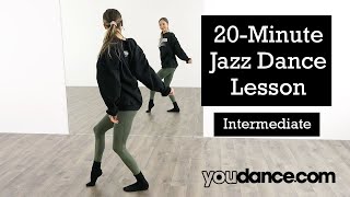 Jazz Dance Tutorial Intermediate  Levitating  YouDancecom [upl. by Giavani]