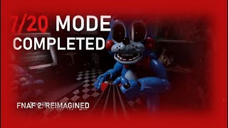 720 Mode Completed FNAF 2 Reimagined [upl. by Namrehs]