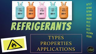 Refrigerants  Types  Properties  Applications [upl. by Chaiken]