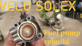 Velo Solex fuel pump REBUILD [upl. by Ardeed]