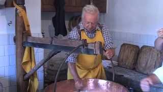 Channel Cheese  Traditional making of Toma Ossolana by hand in Northern Italy  How to make cheese [upl. by Nixie501]