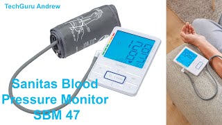 Sanitas Blood Pressure Monitor SBM 47 REVIEW [upl. by Kirat]