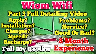 Wiom wifi review 2024  Wiom wifi kaise lagwaye  Wiom wifi speed test  Best wifi kaun sa hai [upl. by Imoian]