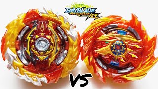 World Spriggan VS Super Hyperion  Shu VS Hyuga  Beyblade Burst Sparking [upl. by Pasahow]