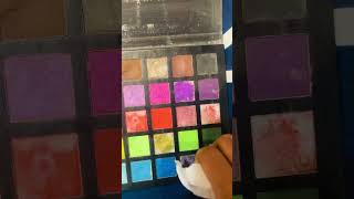 Get your DIRTY eyeshadow palette clean in just THREE STEPS💫 youtube shorts youtubeshorts video [upl. by Nisay]