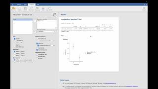 Quick Jamovi Independent Samples ttest [upl. by Iramat921]