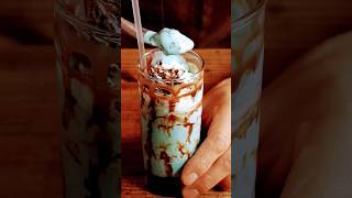 chocolate チョコミント チョコレーション icedcoffee recipe coffee satisfying asmr チョコミントシェイク 簡単レシピ [upl. by Saihttam]