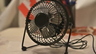 Mini USB Desk Fan Review [upl. by Oster]