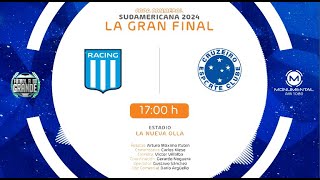 EN VIVO Racing Club ARG vs Cruzeiro BRA  Gran Final  Copa Sudamericana [upl. by Anisamoht]