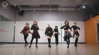 EVERGLOW  Bon Bon Chocolat DANCE PRACTICE  MIRRORED  SLOW 100 [upl. by Ynaffital]