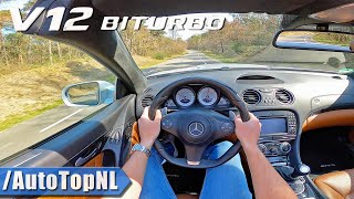 Mercedes Benz SL65 AMG 60 V12 BiTurbo POV Test Drive by AutoTopNL [upl. by Silecara]