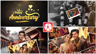 Wedding Anniversary Video Editing In Kinemaster  How to Make Wedding Anniversary Video Editing [upl. by Lanam203]