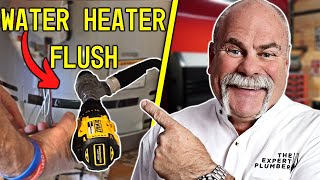 A NEW amp FUN Way to Flush a Water Heater [upl. by Zulch863]