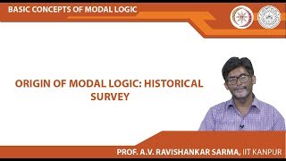 Origin of Modal Logic Historical Survey [upl. by Mw752]