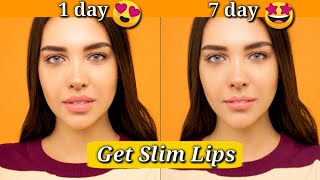 4 exercises to get Slim Lips in 7 days [upl. by Thin]