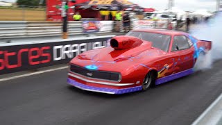 Centauros Drag Racing Team  Doorslammer vs Dragster Clastres 2021 [upl. by Llemhar]