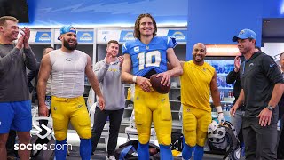 Brandon Staley Locker Room Victory Speech vs Dolphins  LA Chargers [upl. by Renae355]