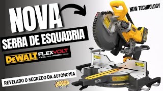 A INCRÍVEL SERRA DE ESQUADRIA DEWALT  ALIMENTADA POR UMA SÓ BATERIA FLEX VOLT  DCS 781 dewalt [upl. by Raleigh]