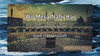 Wo Mera Nabi hai SlowReverb Naat  Syed Hassanullah  Noorain Khan hyc [upl. by Oliviero]