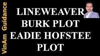 Lineweaver Burk and Eadie Hofstee plot [upl. by Jamilla957]