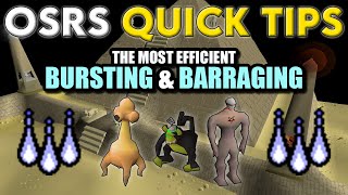 The Most Efficient Bursting amp Barraging  OSRS Quick Tips in 3 Minutes or Less [upl. by Hahseram]