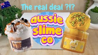 AUSSIE SLIME CO  WORTH IT [upl. by Pebrook]