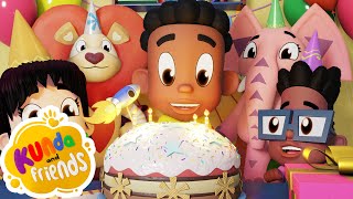 Happy Birthday 🎂  Nursery Rhymes  Kids Cartoons  Songs For Kids  Kunda amp Friends [upl. by Ydorb]