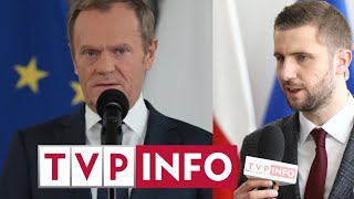 Donald Tusk skompromitował redaktora TVP INFO Miłosza Kłeczka quotAni redaktor ani TVPquot [upl. by Ariat]