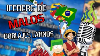 El Iceberg de los MALOS Doblajes al español latino [upl. by Wrigley]